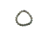 Moonstone beaded crystal bracelet for men and women, stretchy design with healing properties, from GemstoneGO.