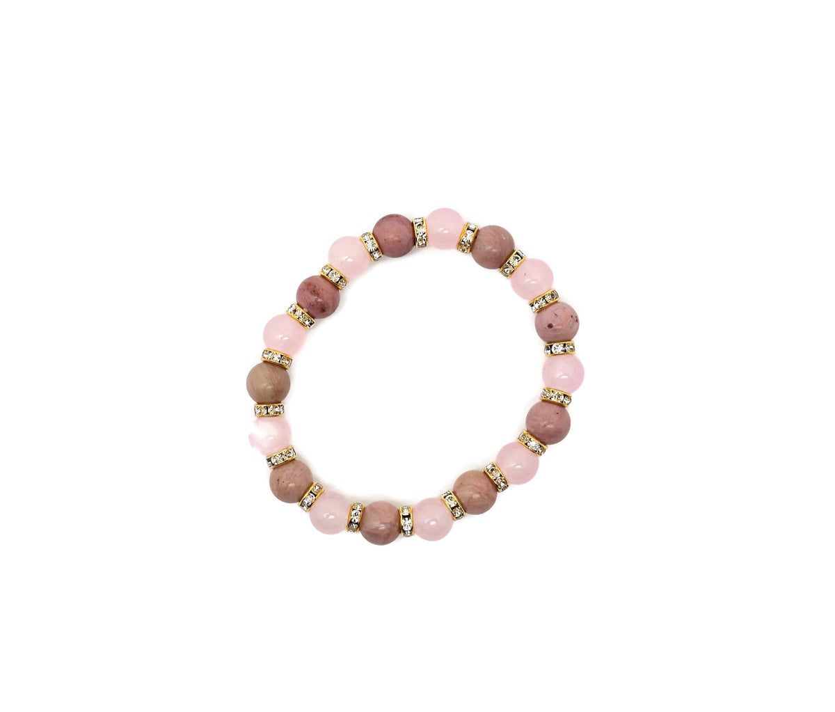 Handmade empowerment gemstone bracelet with colorful beads, designed for intention and positive energy by GemstoneGO.