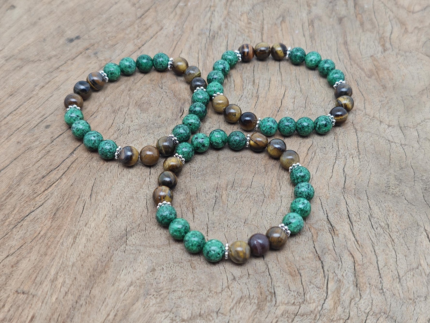 Handmade cleansing gemstone bracelet with colorful beads and natural stones, designed for intention and spiritual wellness.