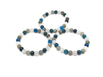 Handmade gemstone bracelet with colorful beads, designed for self-care and intention setting by GemstoneGO.