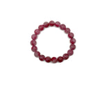 Watermelon Quartz beaded crystal bracelet for men and women, featuring stretchy design and healing properties by GemstoneGO.