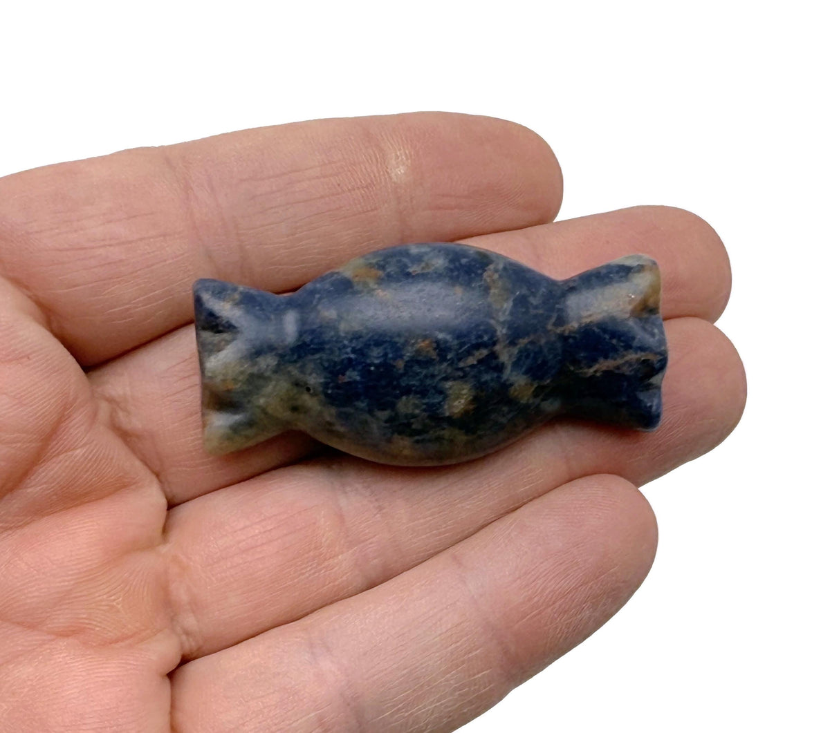 Colorful Candy Crystal Carving by GemstoneGO, sweet-shaped healing crystals for metaphysical decor and gift-giving.