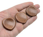 Goldstone heart-shaped worry stone from GemstoneGO, featuring soothing crystal properties and a polished, smooth surface.