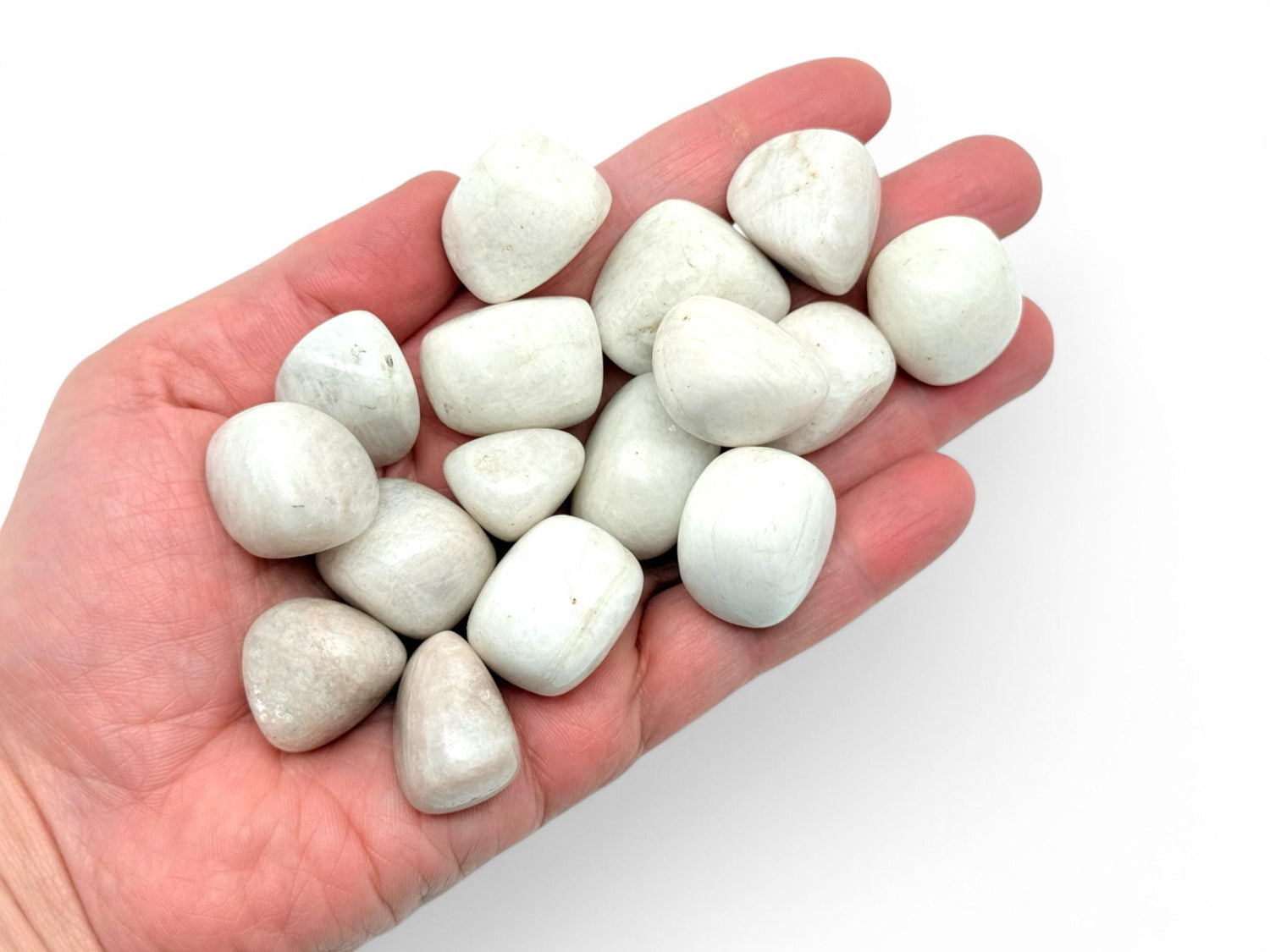 White Moonstone Tumbled Stone - TU1246