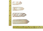 Dali Jasper obelisk tower crystal from GemstoneGO, featuring rich pork stone patterns and a polished finish for decorative display.