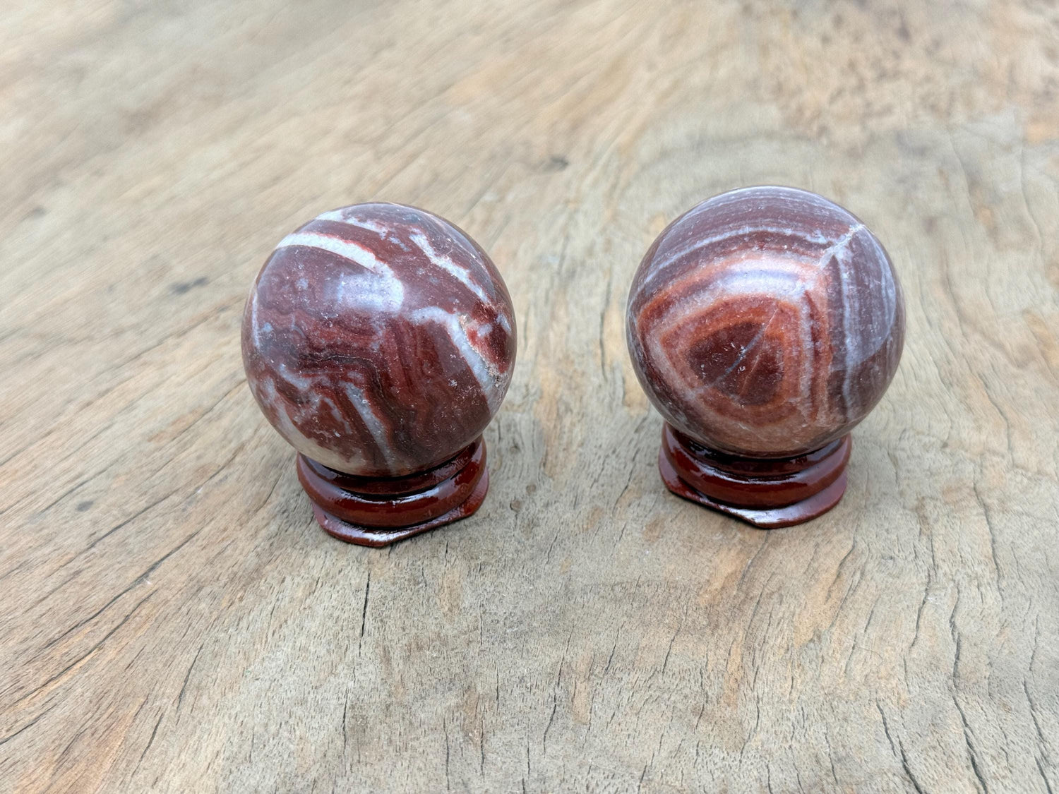 Esfera de jaspe de Dalí, gema, bola de cristal de "Pork Stone", 40-50mm - BA1059