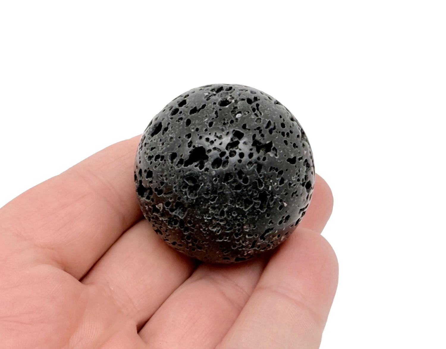 Esfera volcánica de lava - Bola de cristal - 40-50mm - BA1060