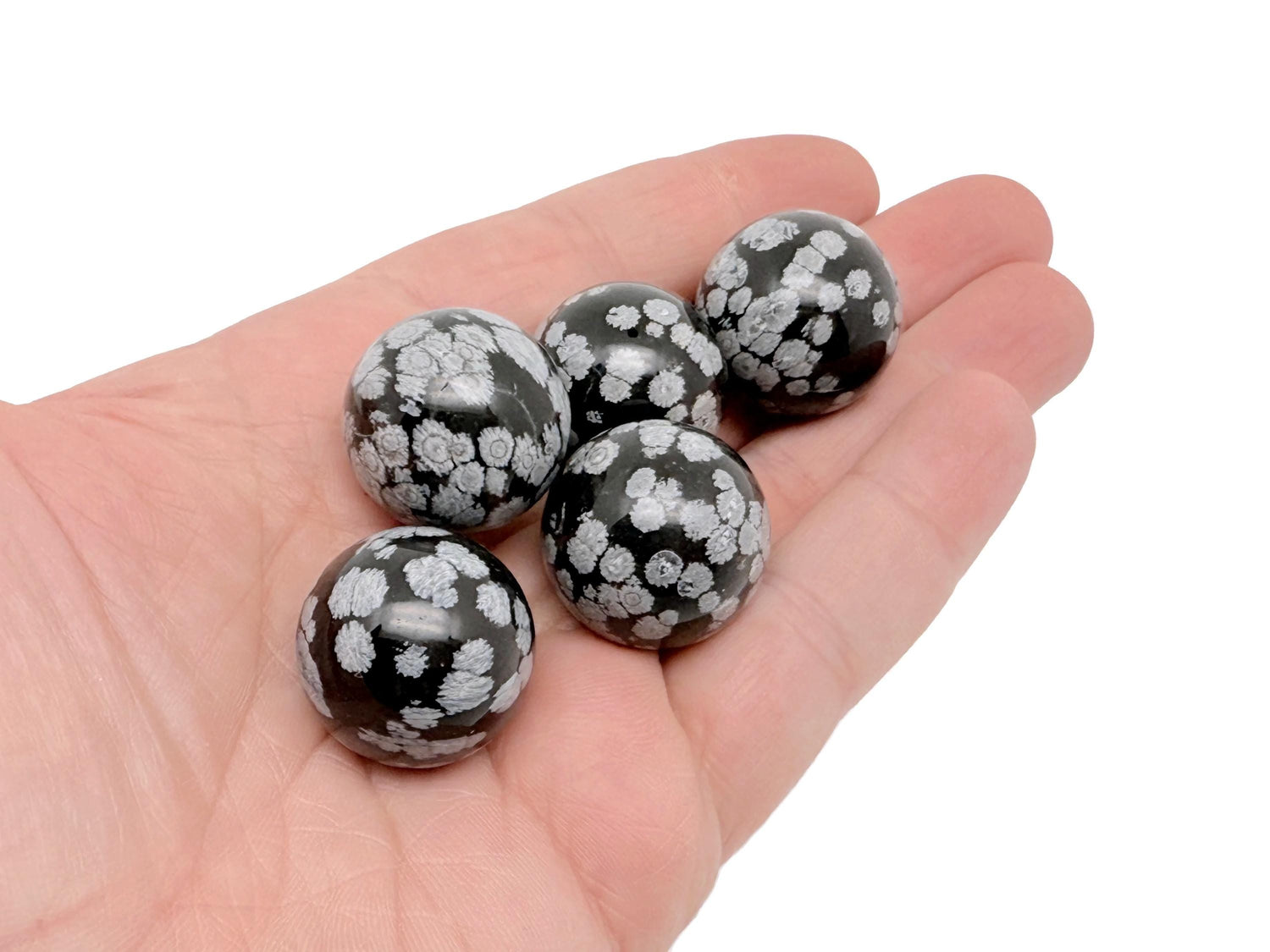Snowflake Obsidian Sphere Gemstone - Crystal Ball - 20-25mm - SP1131