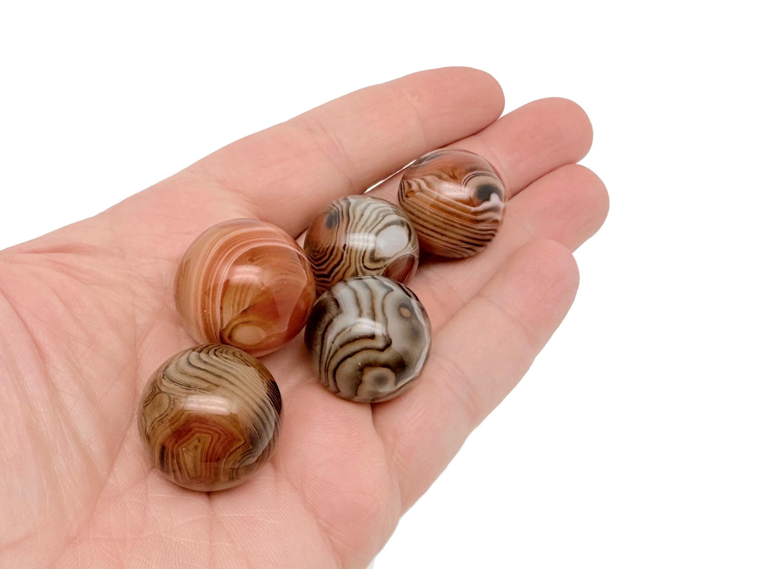 Sardonyx Agate Sphere Gemstone - Crystal Ball - 24mm - SP1124