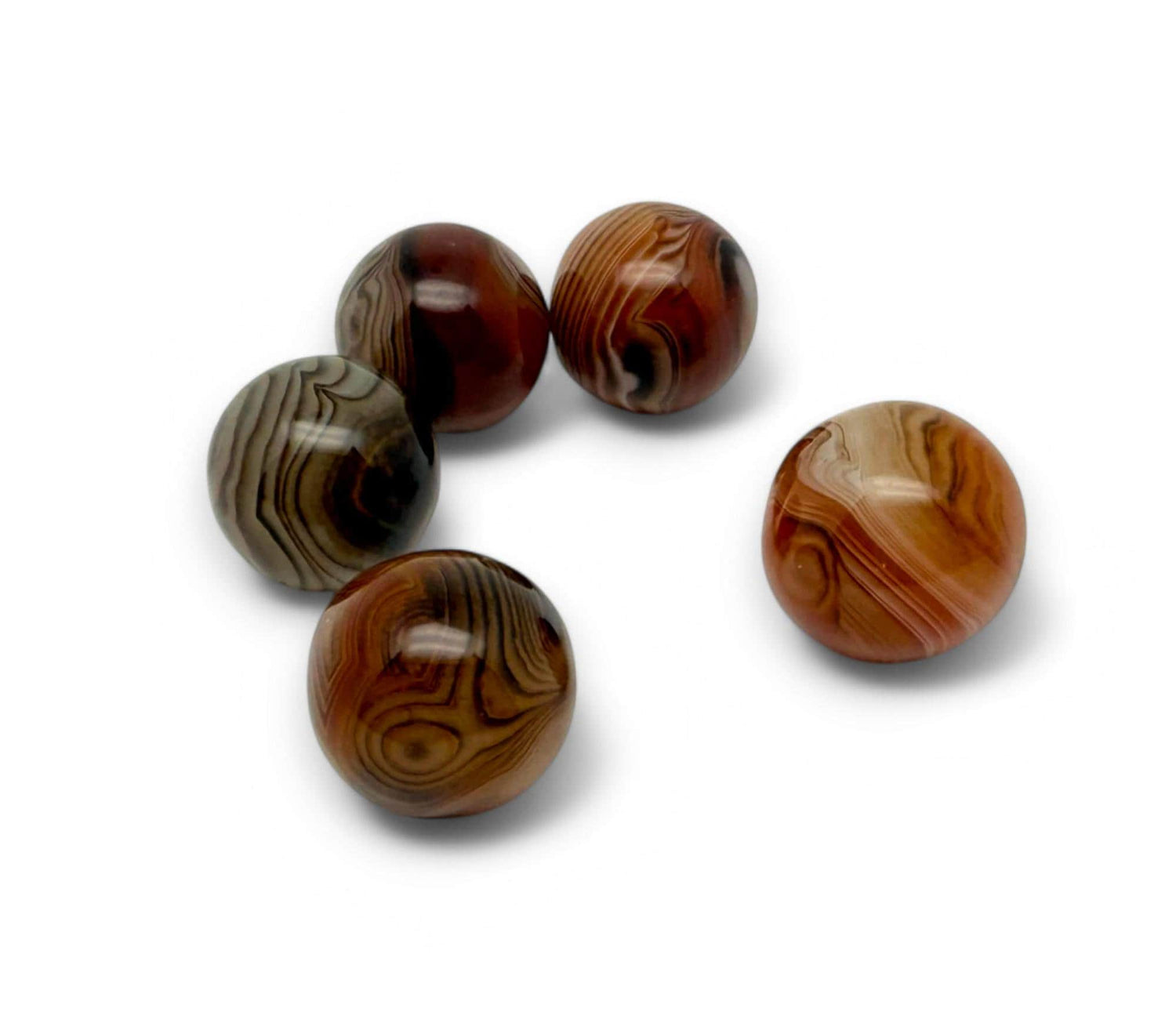 Sardonyx Agate Sphere Gemstone - Crystal Ball - 24mm - SP1124
