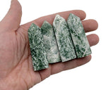 Green Jade Obelisk Tower made from Qinghai Jade gemstone, featuring a polished green jade crystal sculpture.