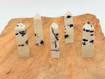 Picture Jasper obelisk tower crystal from GemstoneGO, showcasing natural earthy patterns and a smooth, polished surface.