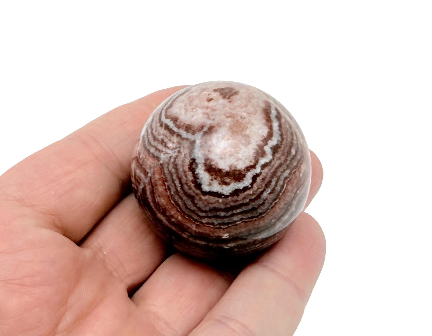 Esfera de jaspe de Dalí, gema, bola de cristal de "Pork Stone", 40-50mm - BA1059