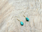 Sterling silver Malachite stud earrings with vibrant green gemstone accents, elegant semi-precious jewelry by GemstoneGO.
