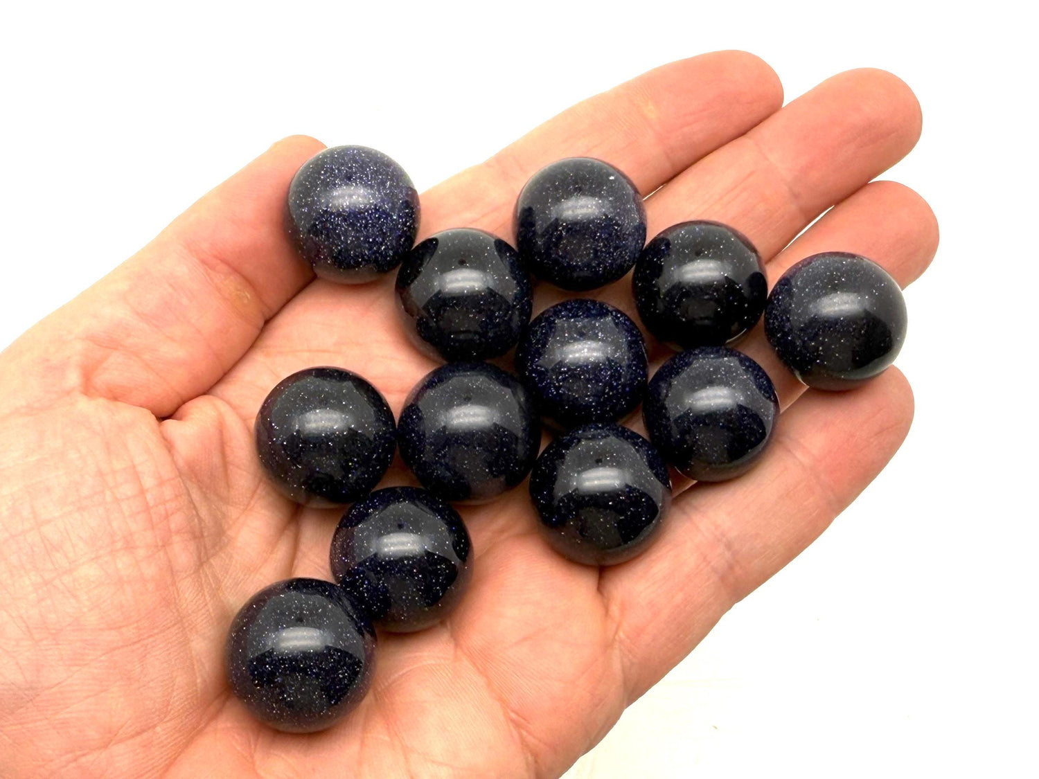 Esfera de Goldstone Azul - Bola de Cristal - 20mm - SP1058