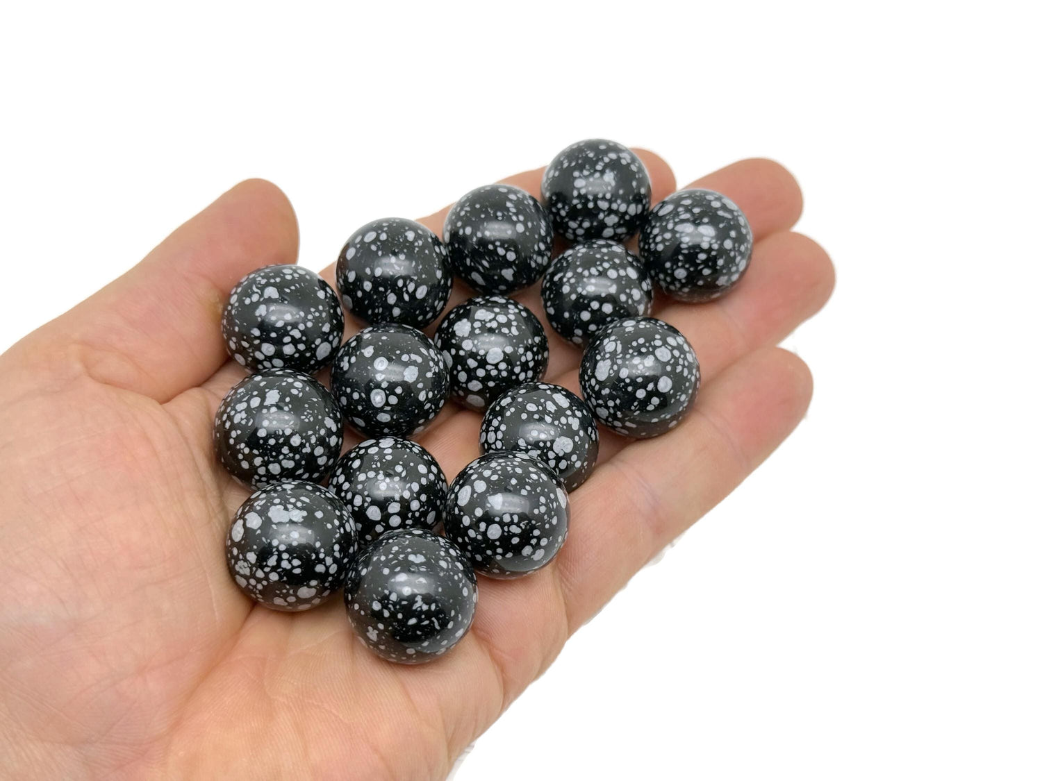 Snowflake Obsidian Sphere Gemstone - Crystal Ball - 20mm - SP1066