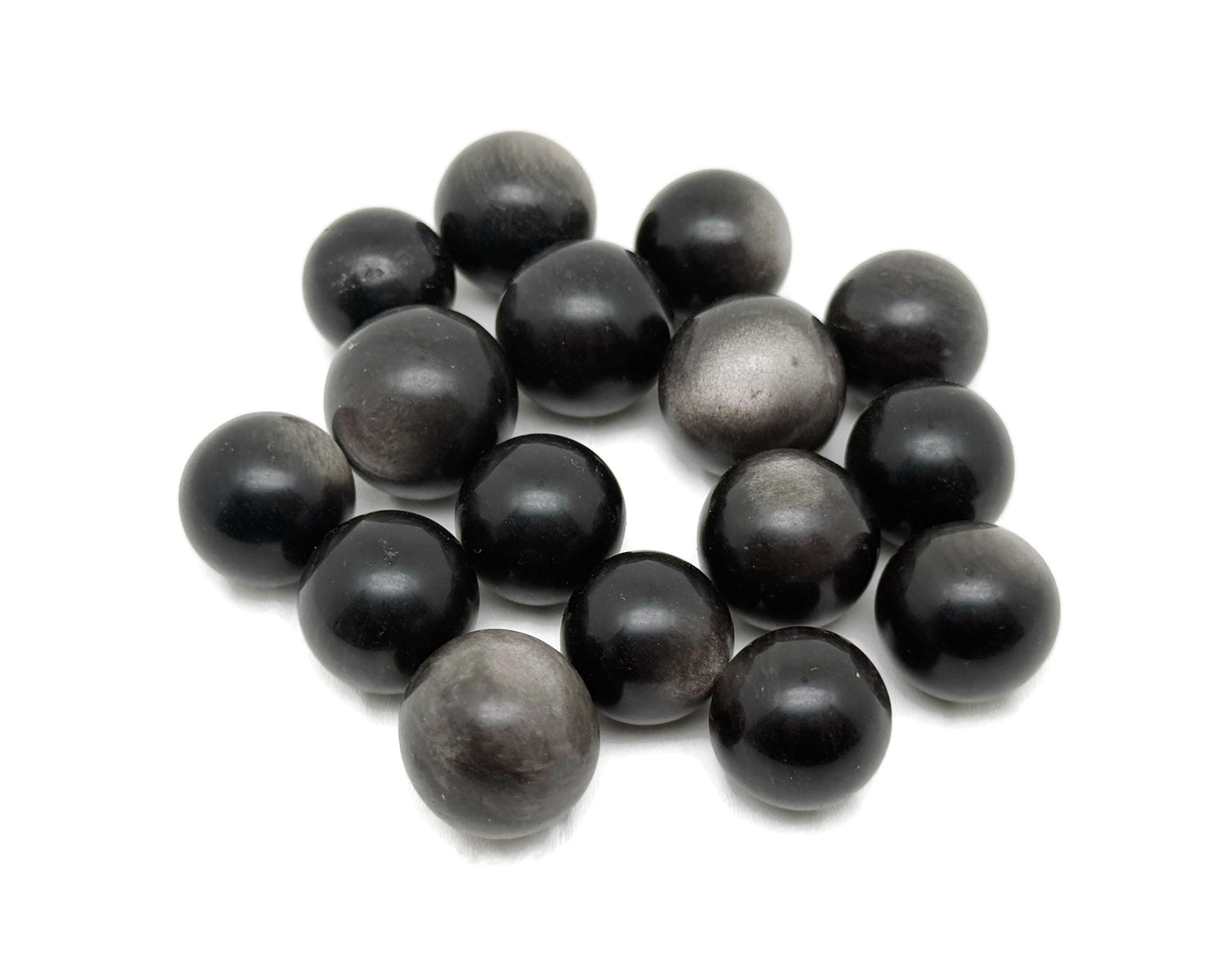 Silver Obsidian Sphere Gemstone - Crystal Ball - 20mm - SP1120
