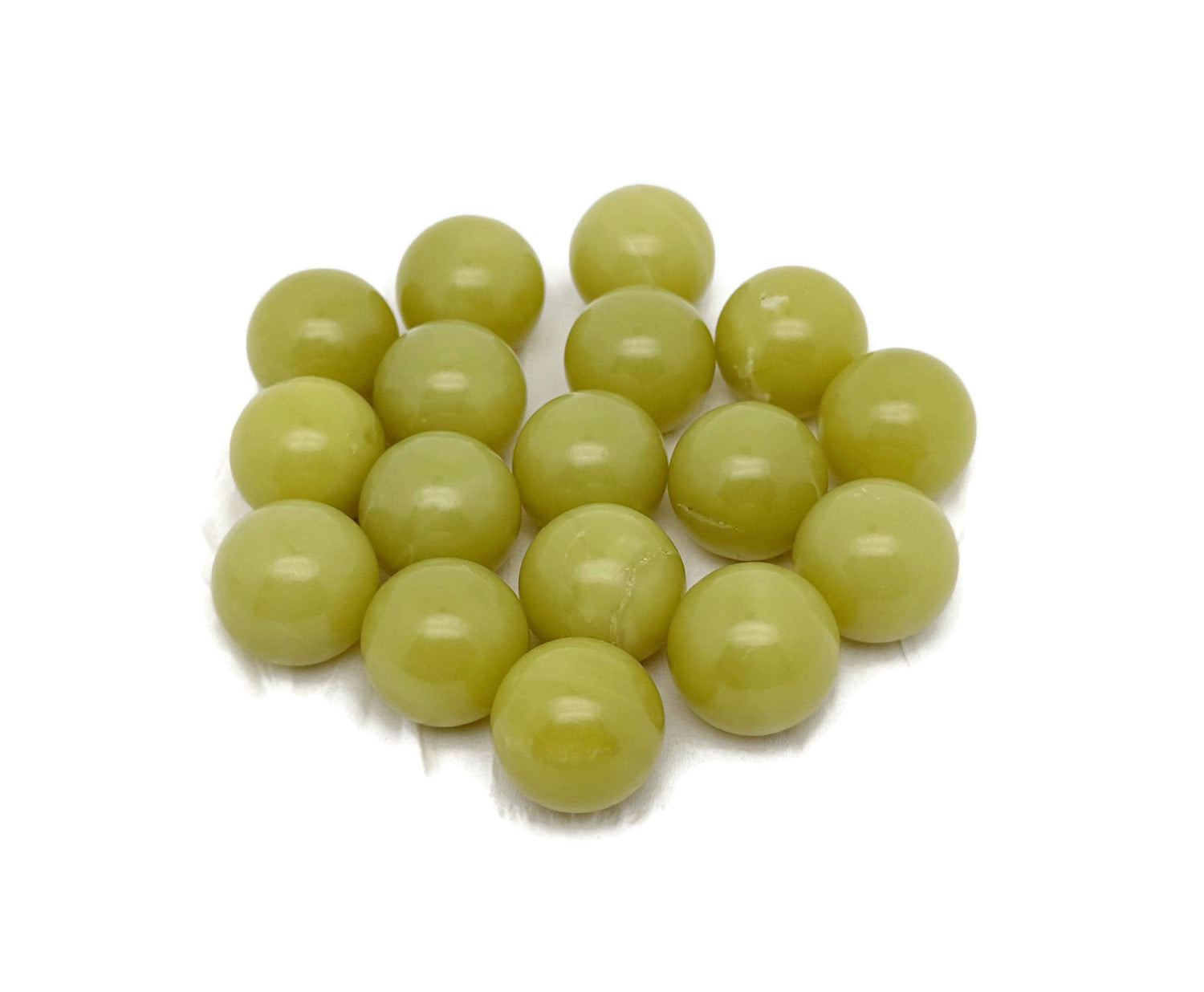 Esfera de Jade Limón – Bola de Cristal – 20mm – SP1065