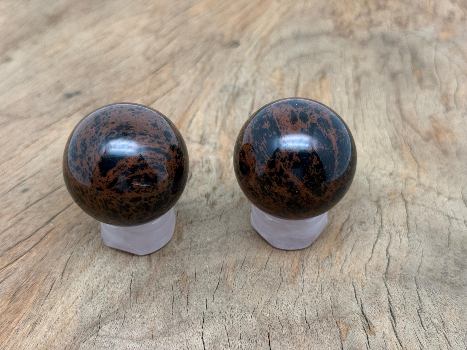 Esfera de obsidiana caoba - Bola de cristal - 40-50mm - BA1072