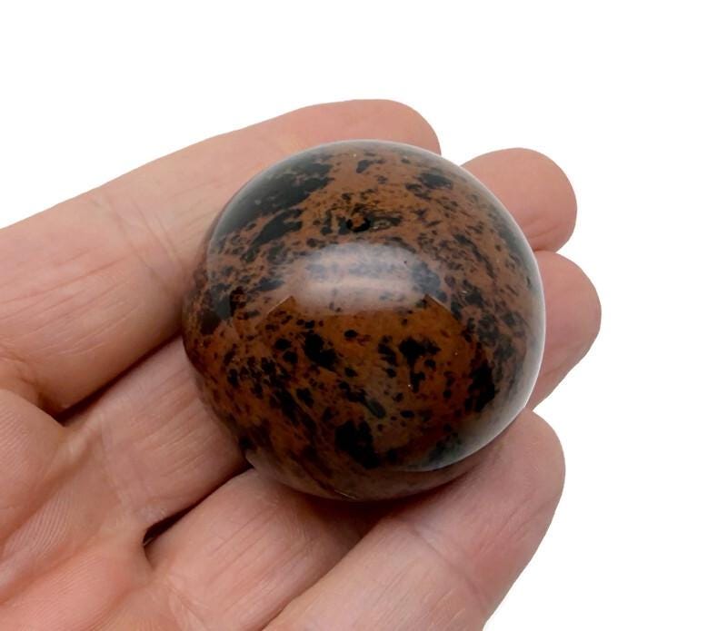 Esfera de obsidiana caoba - Bola de cristal - 40-50mm - BA1072