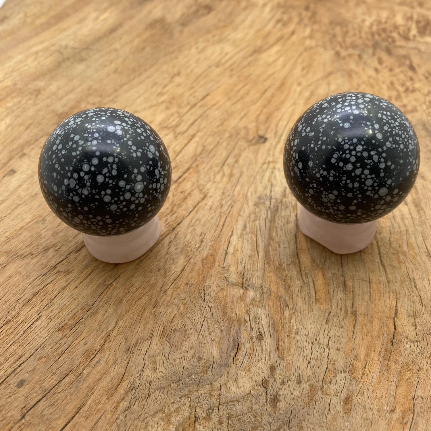 SnowFlake Obsidian Sphere Gemstone - Crystal Ball - 40-50mm - BA1031