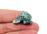 Hand-carved crystal dolphin animal figure by GemstoneGO, 30mm size, featuring a detailed, natural gemstone design.