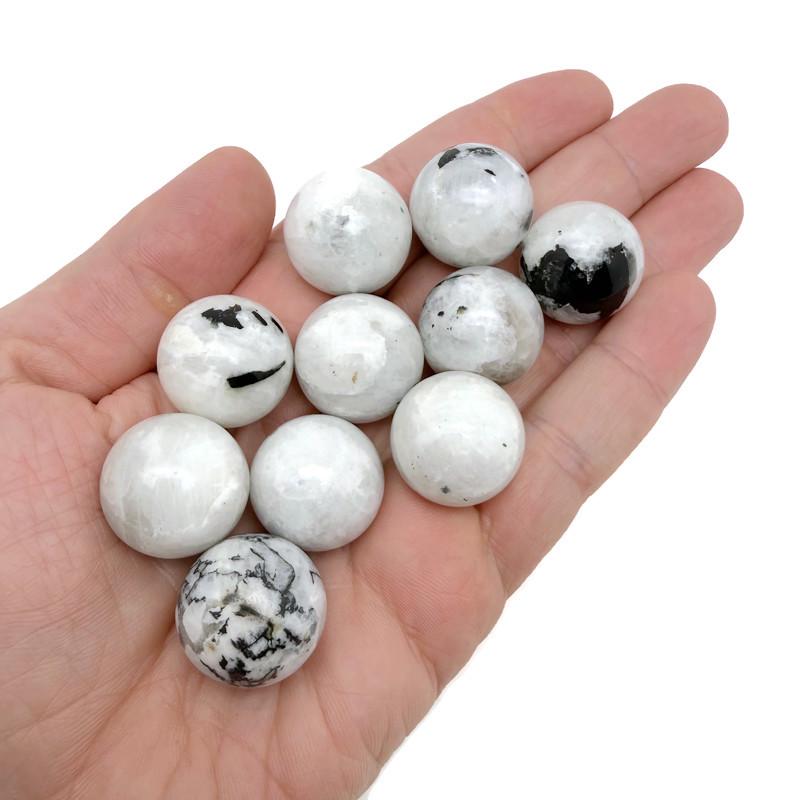 Rainbow Moonstone Sphere Gemstone - Crystal Ball - 20-22mm - SP1152