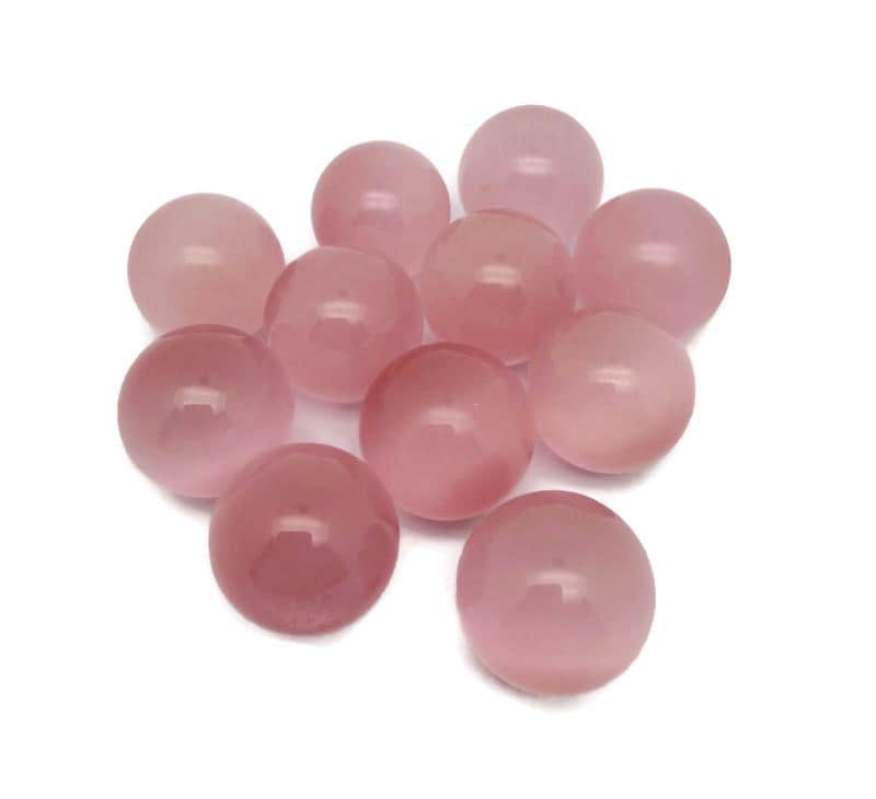 Pink Cats Eye Sphere Gemstone - Crystal Ball - 20mm - SP1102