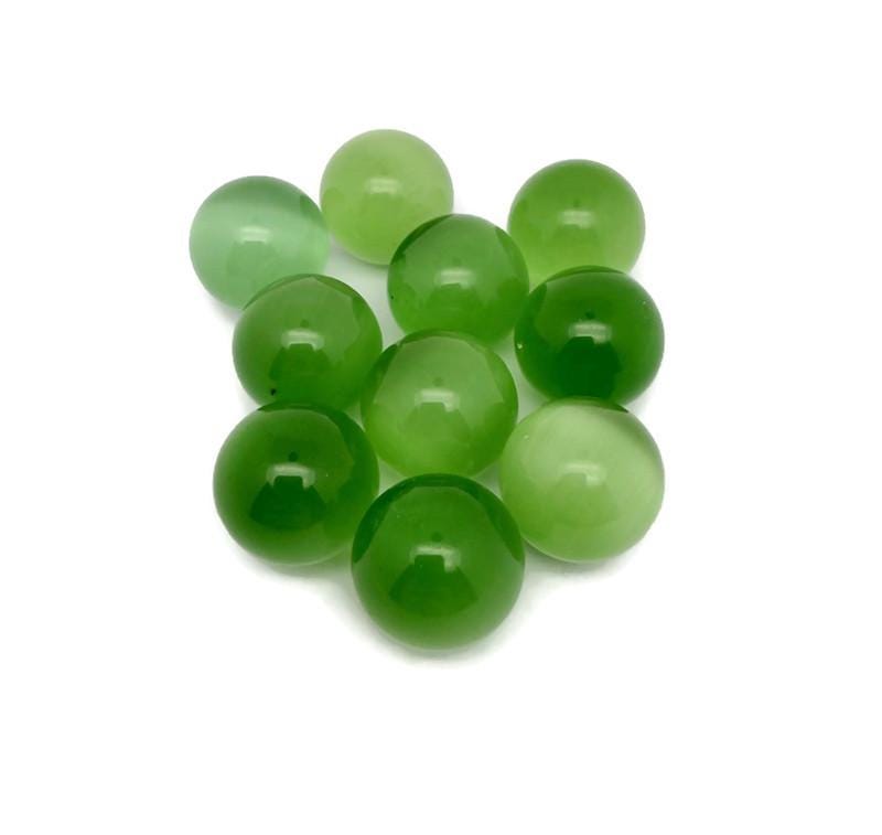 Gema Esfera Ojo de Gato Verde - Bola de Cristal - 20mm - SP1109