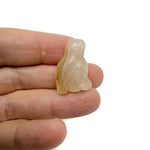 Handmade carved crystal bird animal figure from GemstoneGO, 30mm size, featuring a colorful mixed gemstone design.