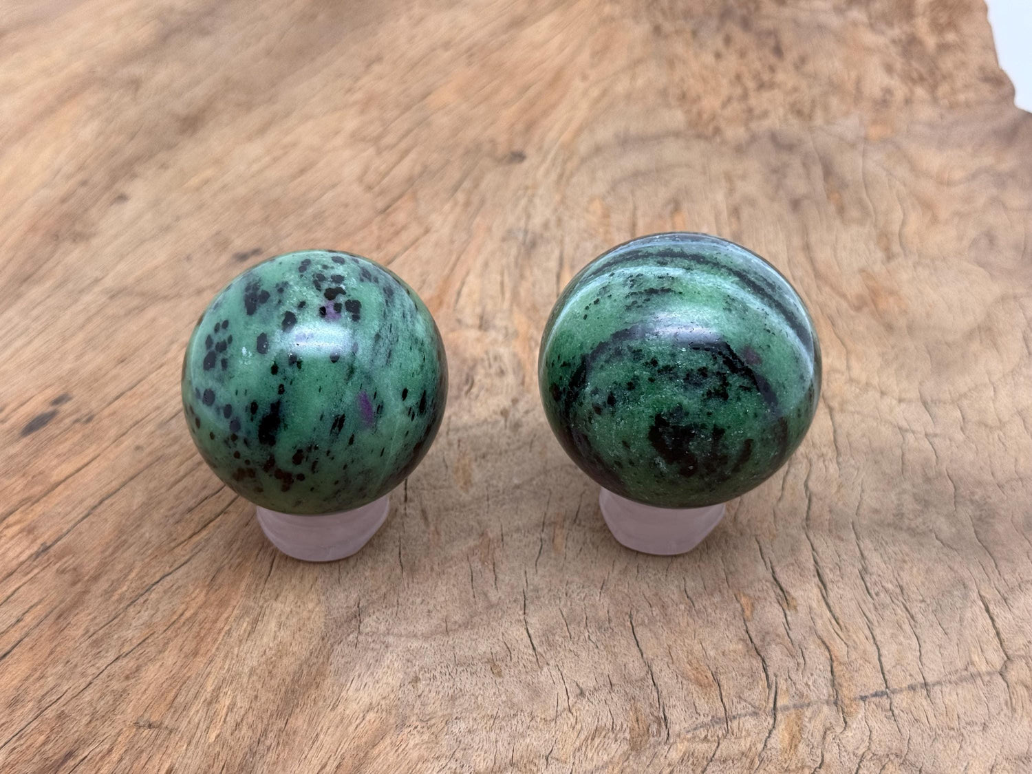 Ruby Zoisite Sphere Gemstone - Crystal Ball - 40-50mm - BA1056