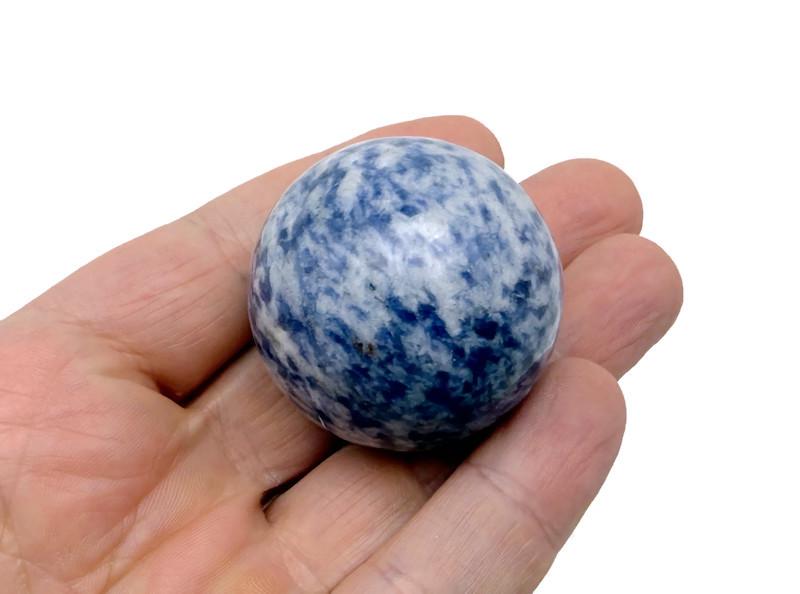Esfera de jaspe azul moteado - Bola de cristal - 40-50 mm - BA1064