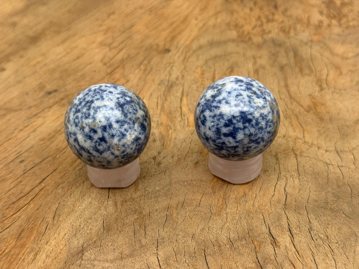 Esfera de jaspe azul moteado - Bola de cristal - 40-50 mm - BA1064
