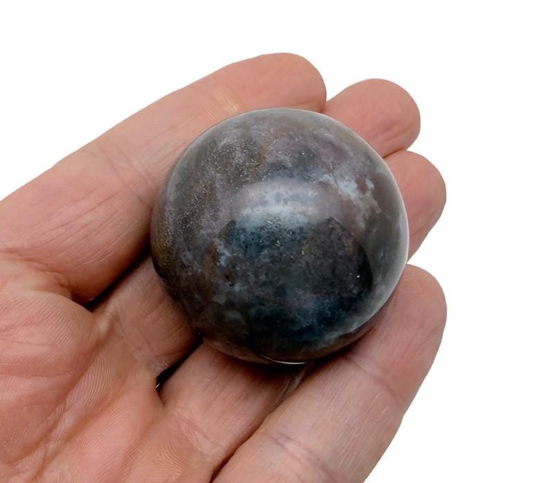 Esfera de ágata musgosa - Bola de cristal - 40-50 mm - BA1073