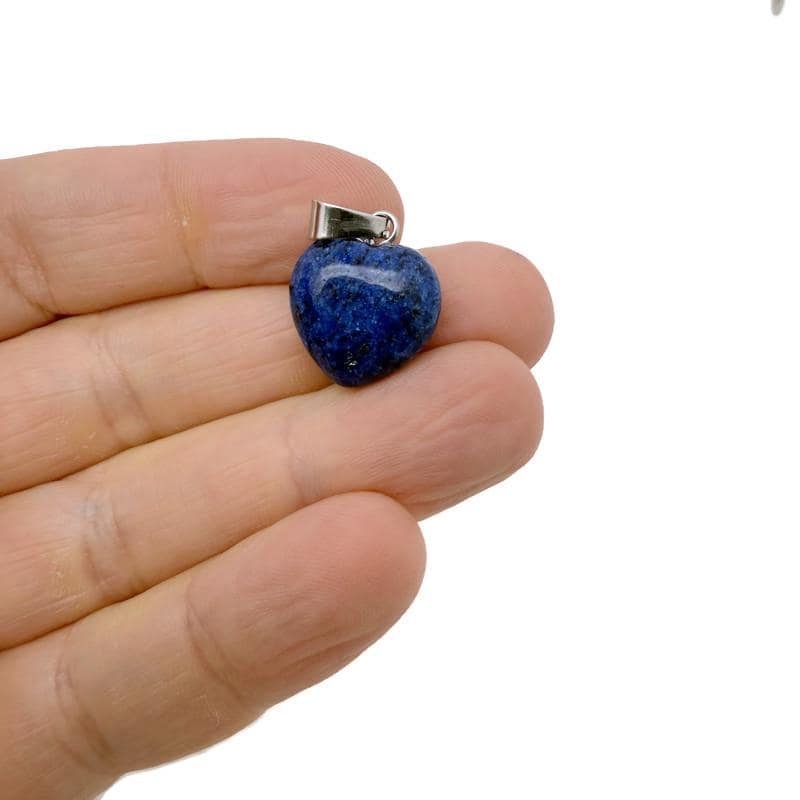 Pendentif cœur en lapis-lazuli - Cristaux de guérison - Mini pendentif en cristal - Cadeaux - HNC1038
