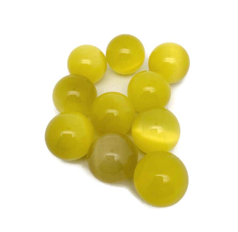 Esfera de ojo de gato amarillo - Bola de cristal - 20 mm - SP1108