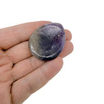 Teardrop-shaped natural worry stone made of gemstone, soothing and relaxing, measuring 4.5x3.5cm, from GemstoneGO.
