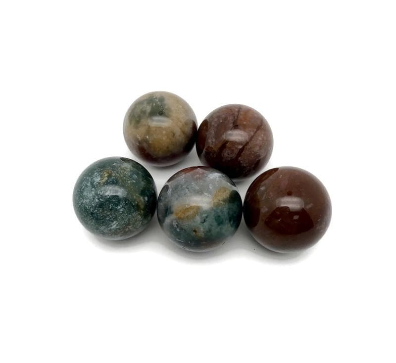 Esfera de ágata musgosa - Bola de cristal - 25mm - SP1161