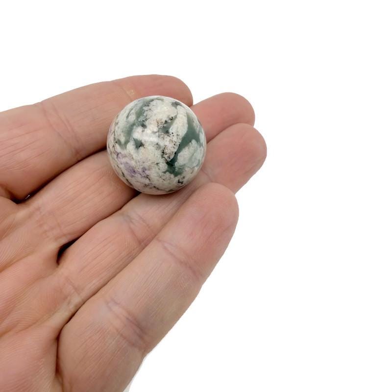 Esfera de jade de la paz - Bola de cristal - 25 mm - SP1166