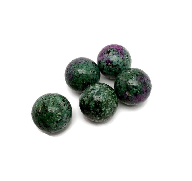 Ruby Zoisite Sphere Gemstone Crystal Ball - 25mm - SP1172