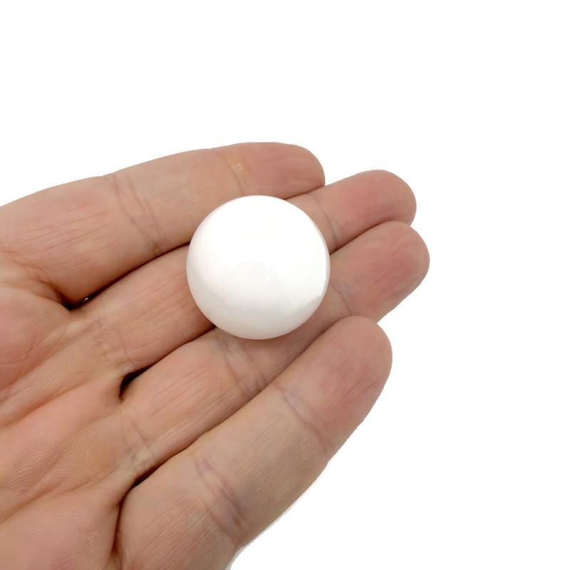 White Jade Sphere Gemstone - Crystal Ball - 25mm - SP1173