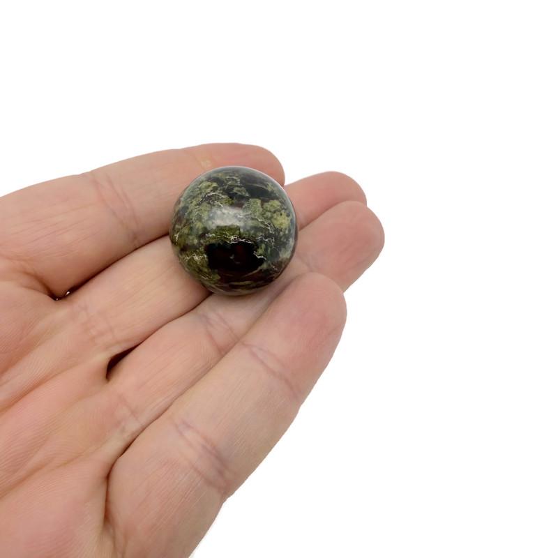 Esfera de Jaspe Sangre de Dragón - Bola de Cristal - 25mm - SP1174