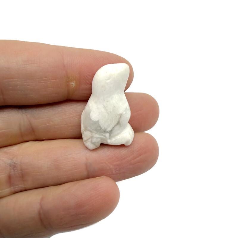 Handmade carved crystal bird animal figure from GemstoneGO, 30mm size, featuring colorful gemstone details.