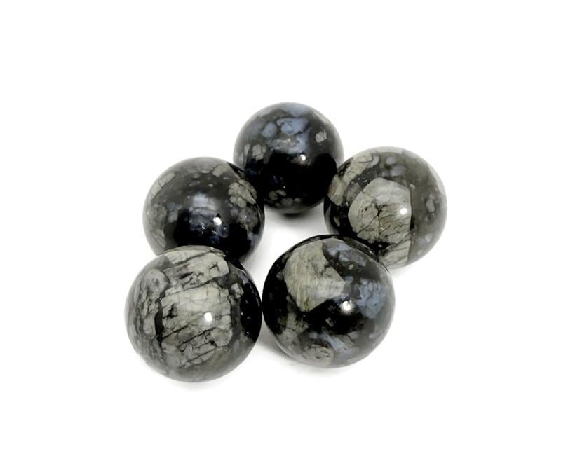Esfera de gema Que Sera - Liberita azul - Bola de cristal - 22mm - SP1182