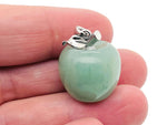 Apple crystal pendant from GemstoneGO featuring healing gemstones and a delicate design, perfect for gemstone gift jewelry.