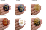 Hope All Is Well With You engraved crystal pocket stone by GemstoneGO, featuring a polished transparent gemstone for healing and positivity.
