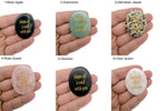 Hope All Is Well With You engraved crystal pocket stone for healing by GemstoneGO, featuring a polished clear gemstone with engraved message.