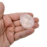 Natural worry stone from GemstoneGO, teardrop-shaped soothing crystal gemstone, relaxing 4.5x3.5cm with mixed natural stones.