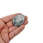 Teardrop-shaped natural worry stone from GemstoneGO, soothing crystal gemstone for relaxation, 4.5x3.5cm, mixed gemstones.