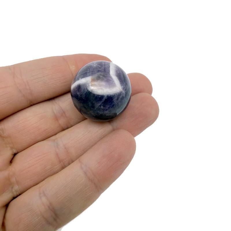 Amethyst Sphere Gemstone - Crystal Ball - 25mm - SP1159